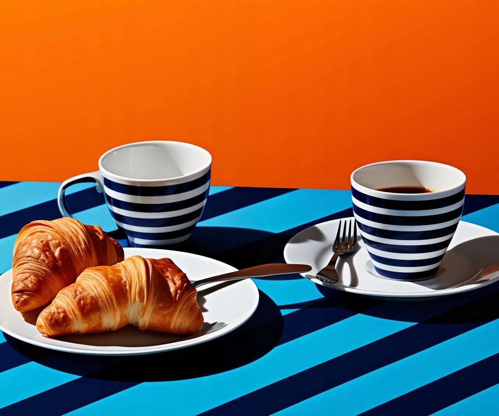 Poszter 60x50cm Croissanty