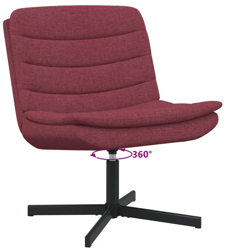 Forgószék Burgundi Vörös Szövet Standard Ergonómikus Forgószék