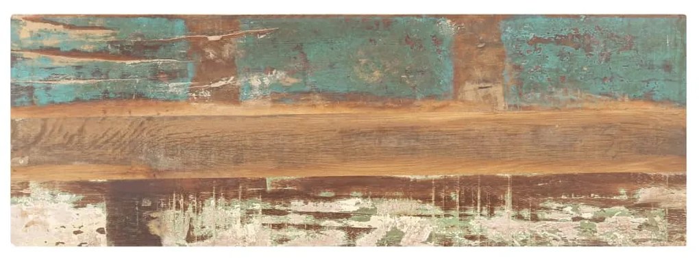 Tömör újrahasznosított fa dohányzóasztal 90 x 30 x 40 cm