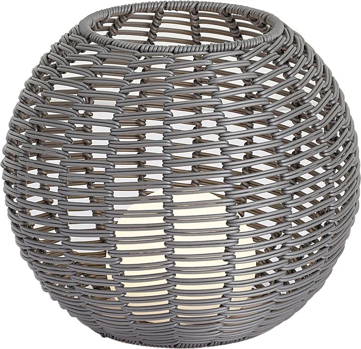 Kültéri asztali lámpa sötétszürke 30 cm LED-del, USB-C-vel újratölthető IP44 - Oli