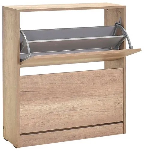 Cipősszekrény 84x73 cm barna