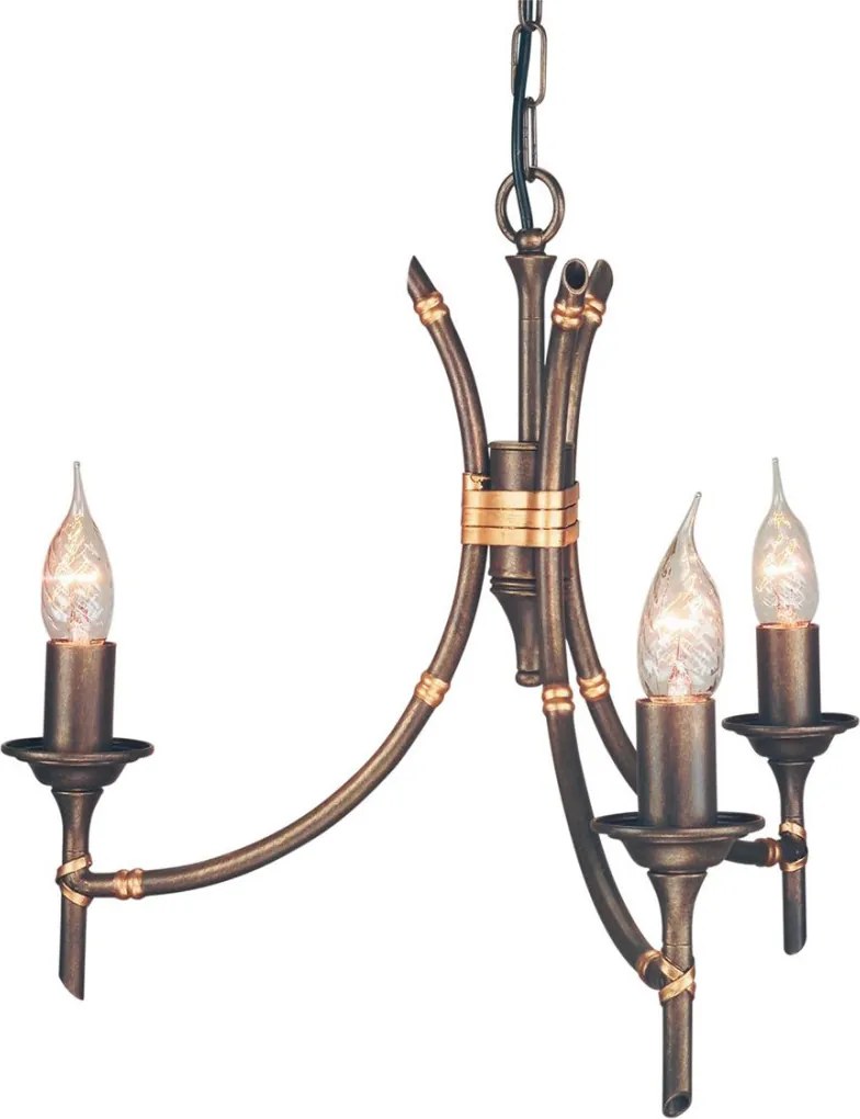 Elstead Lighting BAMBOO BB3-BRZ-PATINA Csillár 3x60W/E14