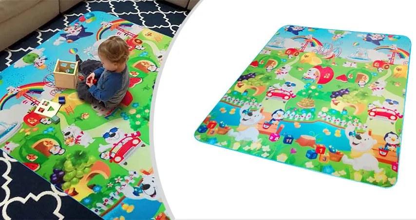 Játszószőnyeg gyerekeknek-kék