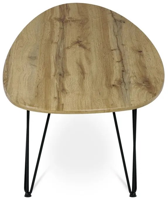Dohányzóasztal 120 × 67 × 46 cm MDF vadtölgy AF-3014 OAK