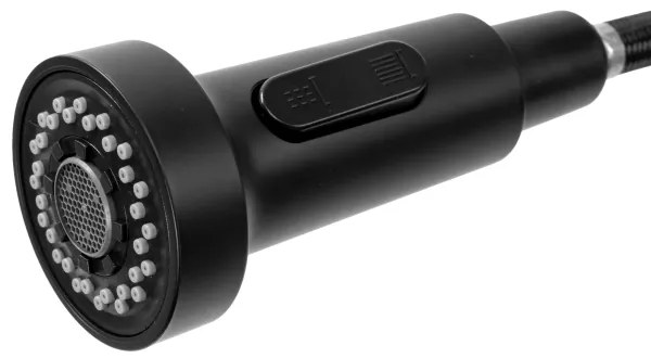 REA-B4820 - COLIN kihúzható zuhanyfejes mosogatócsaptelep, 42,5 cm, fekete