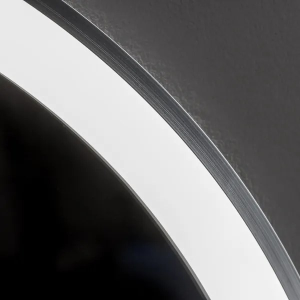 Brilagi-LED dimmelhető, fűthető tükör háttérvilágítással ALU PRO LED/18W/230V Ø60 cm IP44 matt króm