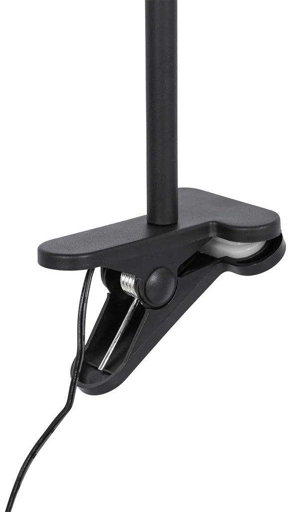 Asztali ventilátor fekete LED-del 2700K - Dores