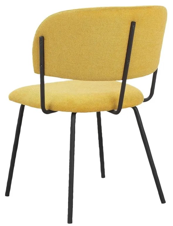 Sárga étkezőszék szett 2 db-os Claudia – Støraa