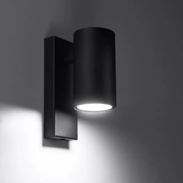 Sollux SL.1077 - Fali lámpa UTTI 1xGU10/40W/230V fekete