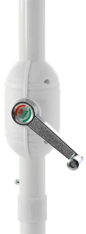 Balkon napernyő félkör alakú 2,7 m bézs karral