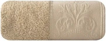 Jacquard törölköző Eurofirany Angie bézs 50x90 luxus pamut