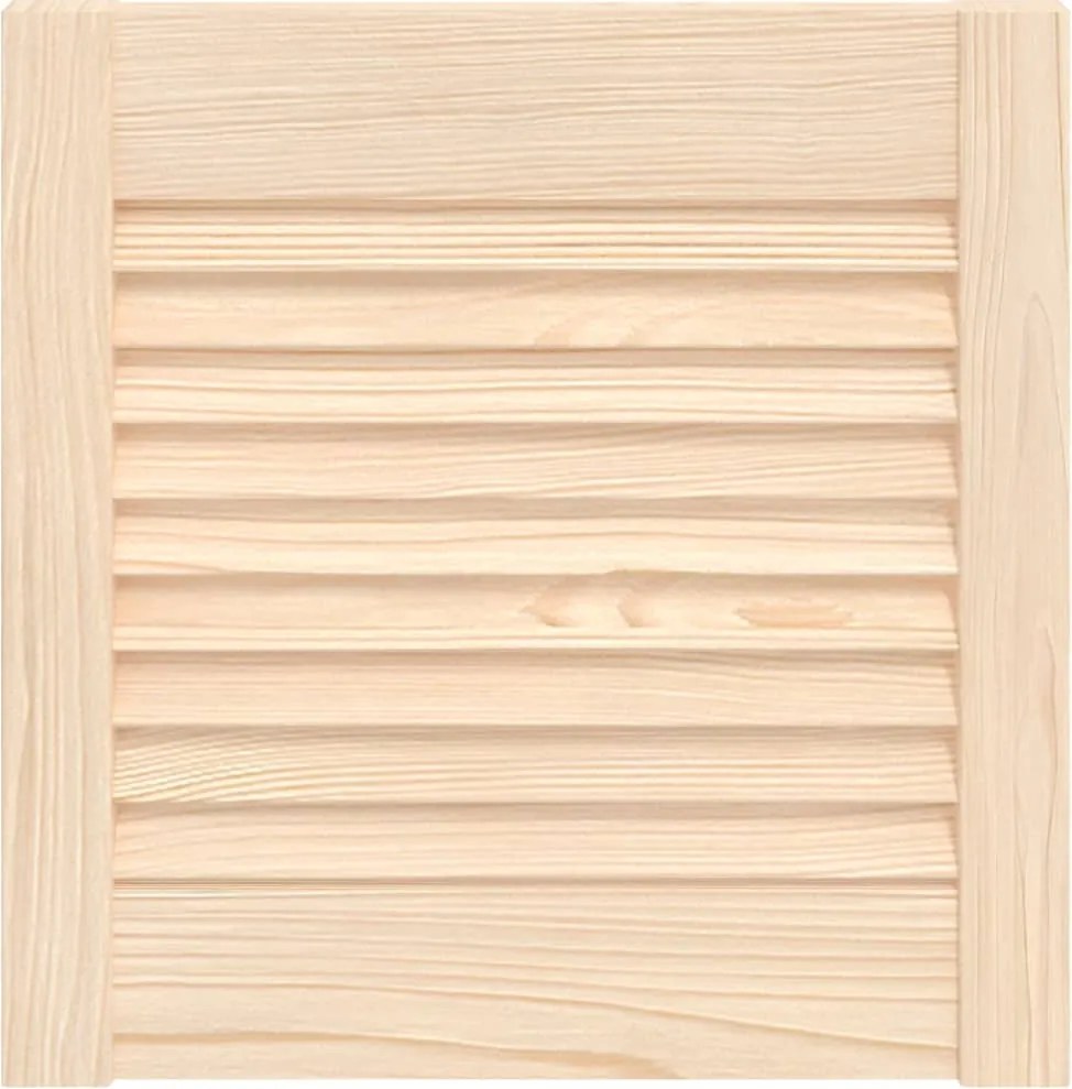 vidaXL tömör fenyőfa lamellás szekrényajtó 39,5 x 39,4 cm
