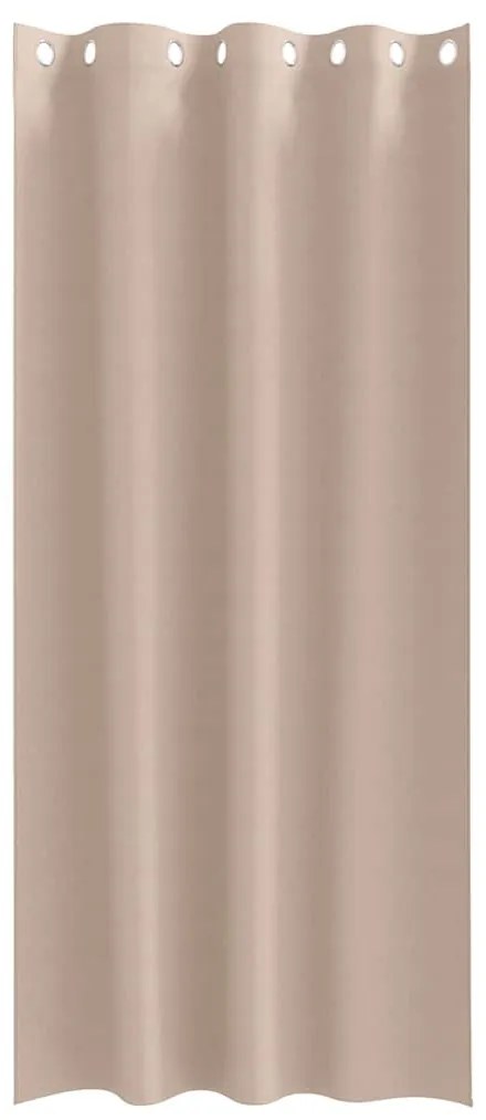 Függönyök függönyökkel 2 pcs Tópszínű 225x140cm Poliészter