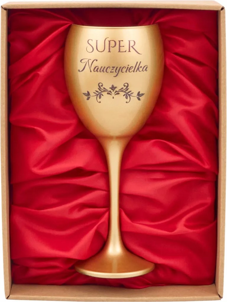 Pohár szatén dobozban! Pedagógusnapi ajándék