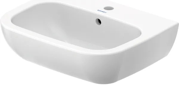Duravit 23105500002 - Falra szerelhető mosdó D-CODE 55x43 cm kerámia/fényes fehér