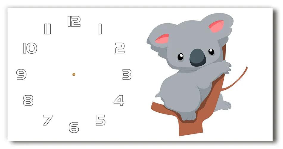 Vízszintes üvegóra Koala egy fa pl_zsp_60x30_f_66617317