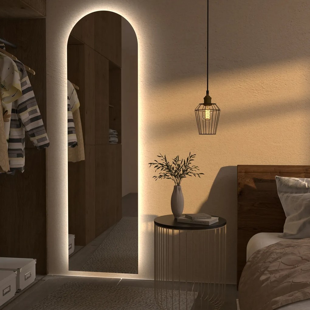 Atipikus tükör LED világítással G9