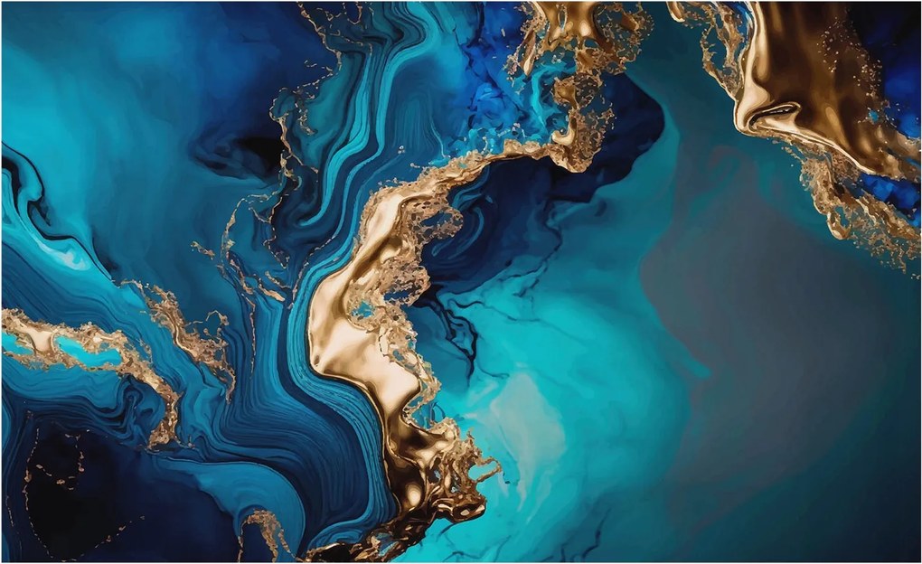 Fali tapéta Flizelin Falfestmény Prémium Színes absztrakt 416x254 Ragasztó