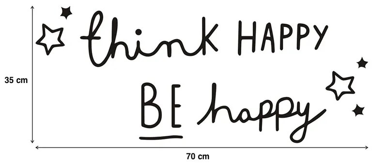 Falmatrica "HAPPY" 70x35 cm