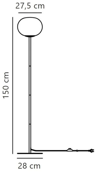Nordlux - Állólámpa ALTON 1xE27/25W/230V arany