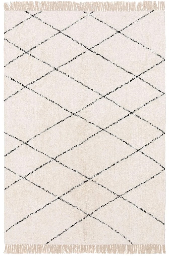 NAOMI krémszínű szőnyeg 80x120 cm