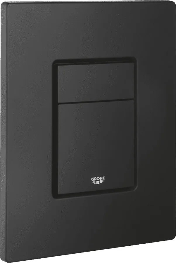 GROHE Skate Cosmopolitan WC nyomólap, álló, 2vízmennyiség, fekete