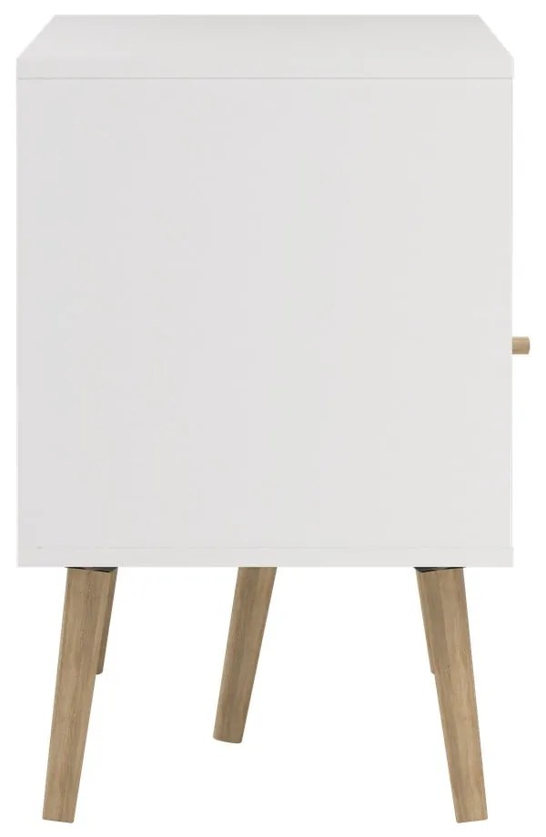 Fehér TV-állvány 117x61 cm Bodo – Tvilum