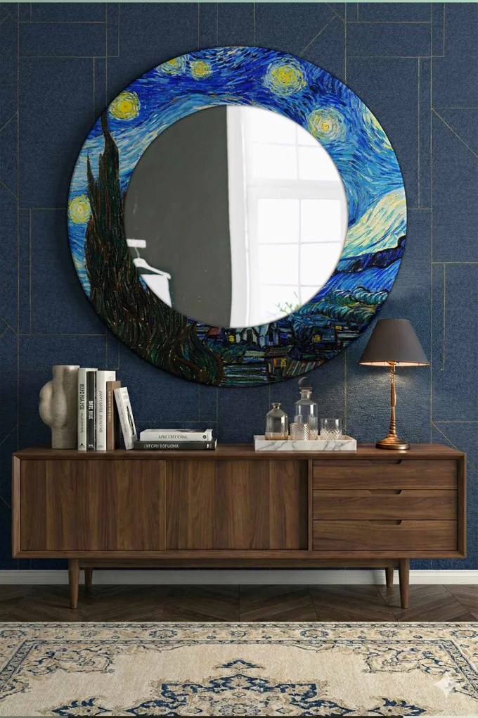 Üveg tükör, Ø58 cm – Artmdfmrr1