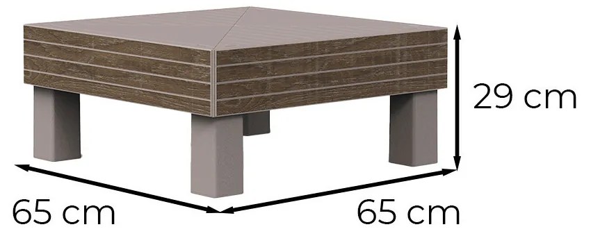 Elements Signature asztal párna nélkül dió