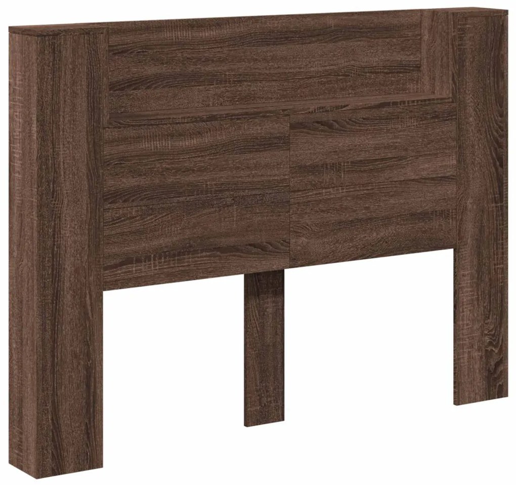 Fejtámla polcokkal Barna Tölgy 140 x 16,5 x 103,5 cm Faanyag