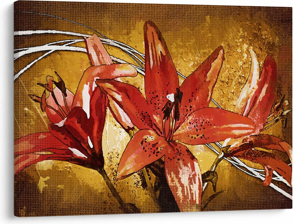 Kép a liliomvirágokról (70x50 cm)