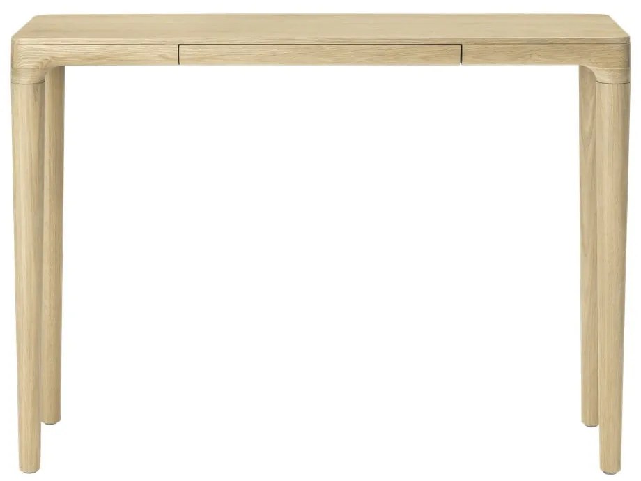 Natúr színű tölgyfa konzolasztal 12x110 cm Heart'n'Soul – UMAGE