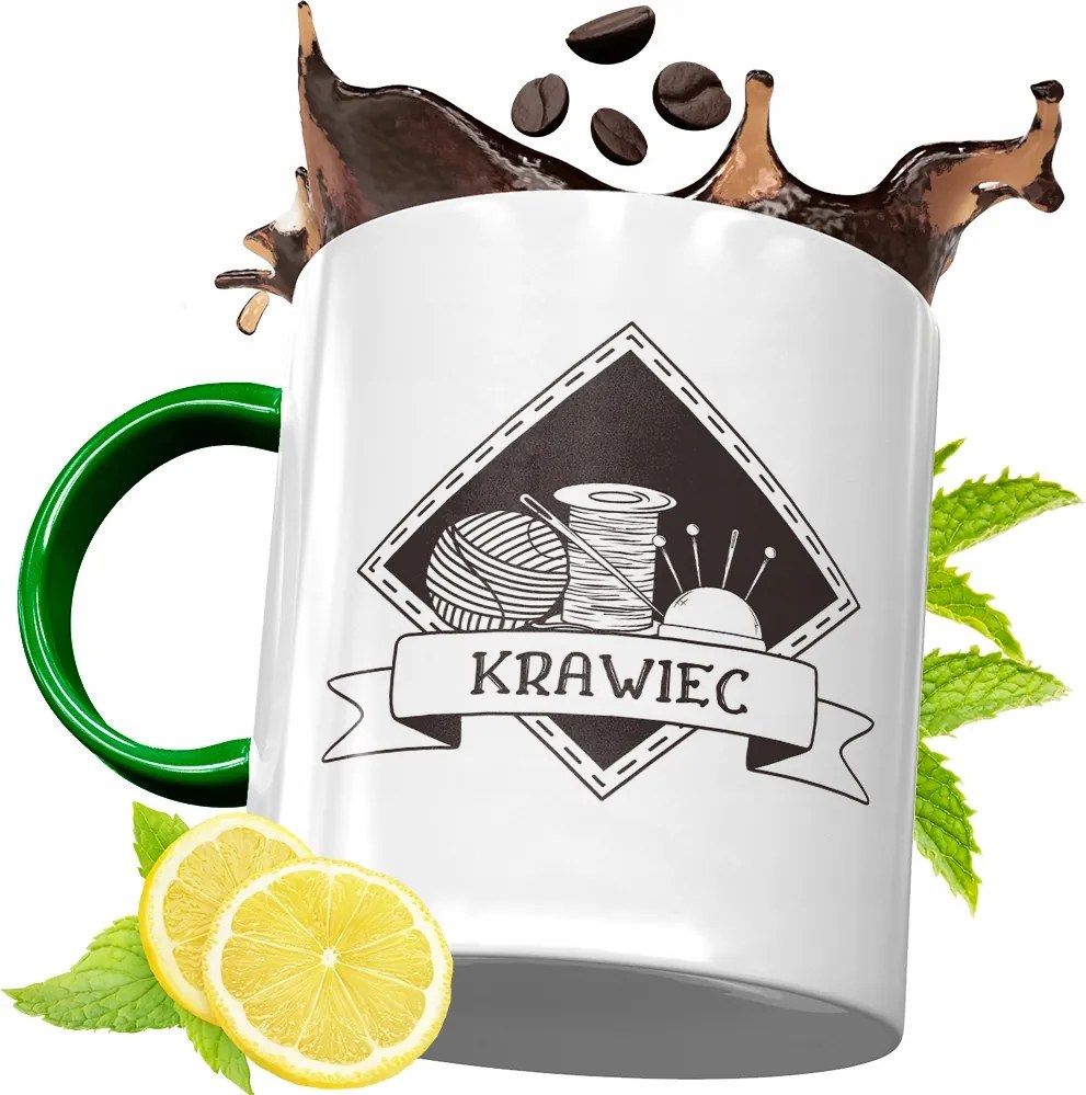 Zöld Bögre Szabónak Születésnapi Ajándéknak, fényképes nyomtatással