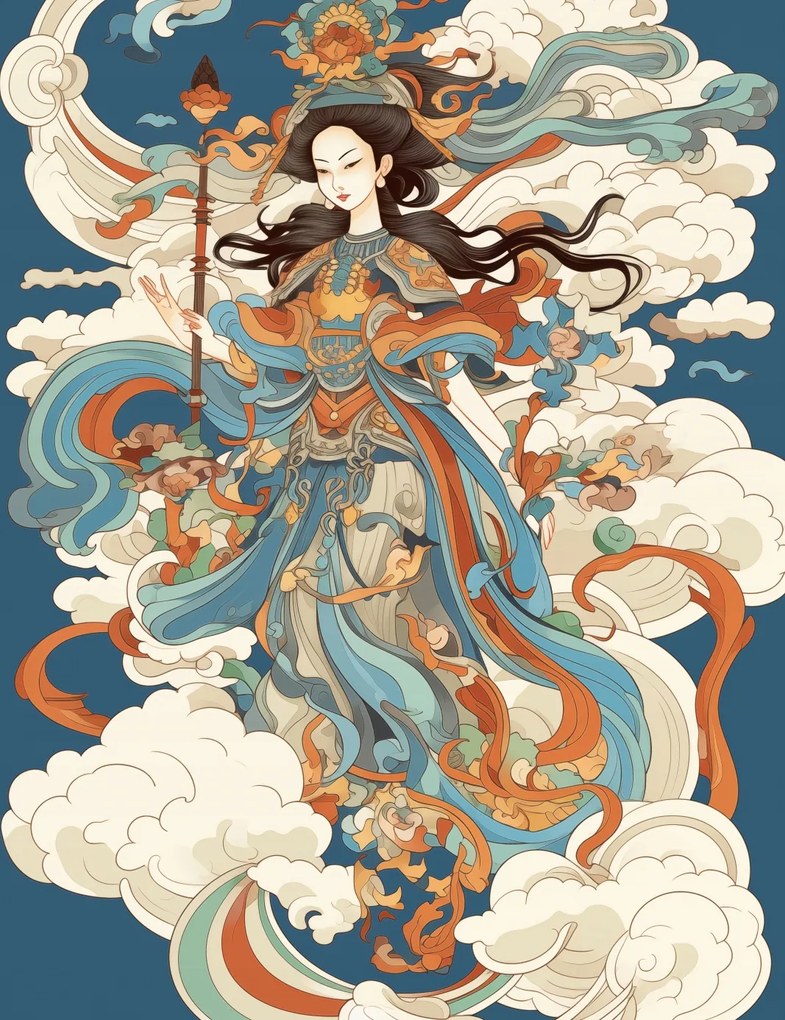 Poszter 50x65cm Mennyei látnoknő