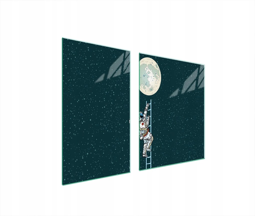 Üveglap És Vágódeszka 100x52 Hold Edzett Üveg