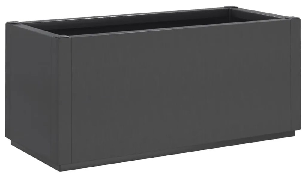 vidaXL sötétszürke polipropilén kerti ültetőláda 80 x 36 x 35 cm