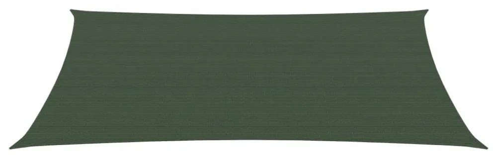 sötétzöld HDPE napvitorla 160 g/m² 2 x 4,5 m