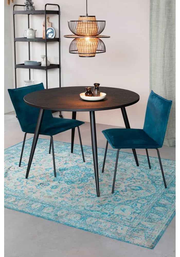 Teakfa kerek étkezőasztal ø 110 cm Mo – White Label