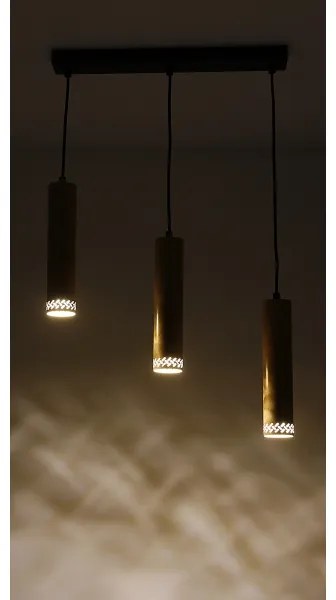 Csillár zsinóron TUBO 3xGU10/25W/230V