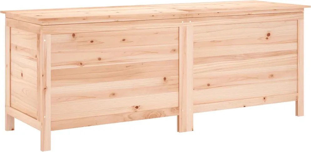 vidaXL tömör fenyőfa kerti tárolóláda 150x50x56,5 cm