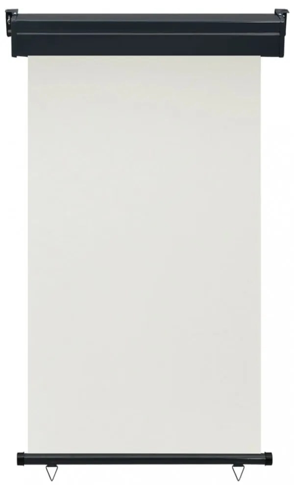 krémszínű oldalsó terasznapellenző 105 x 250 cm