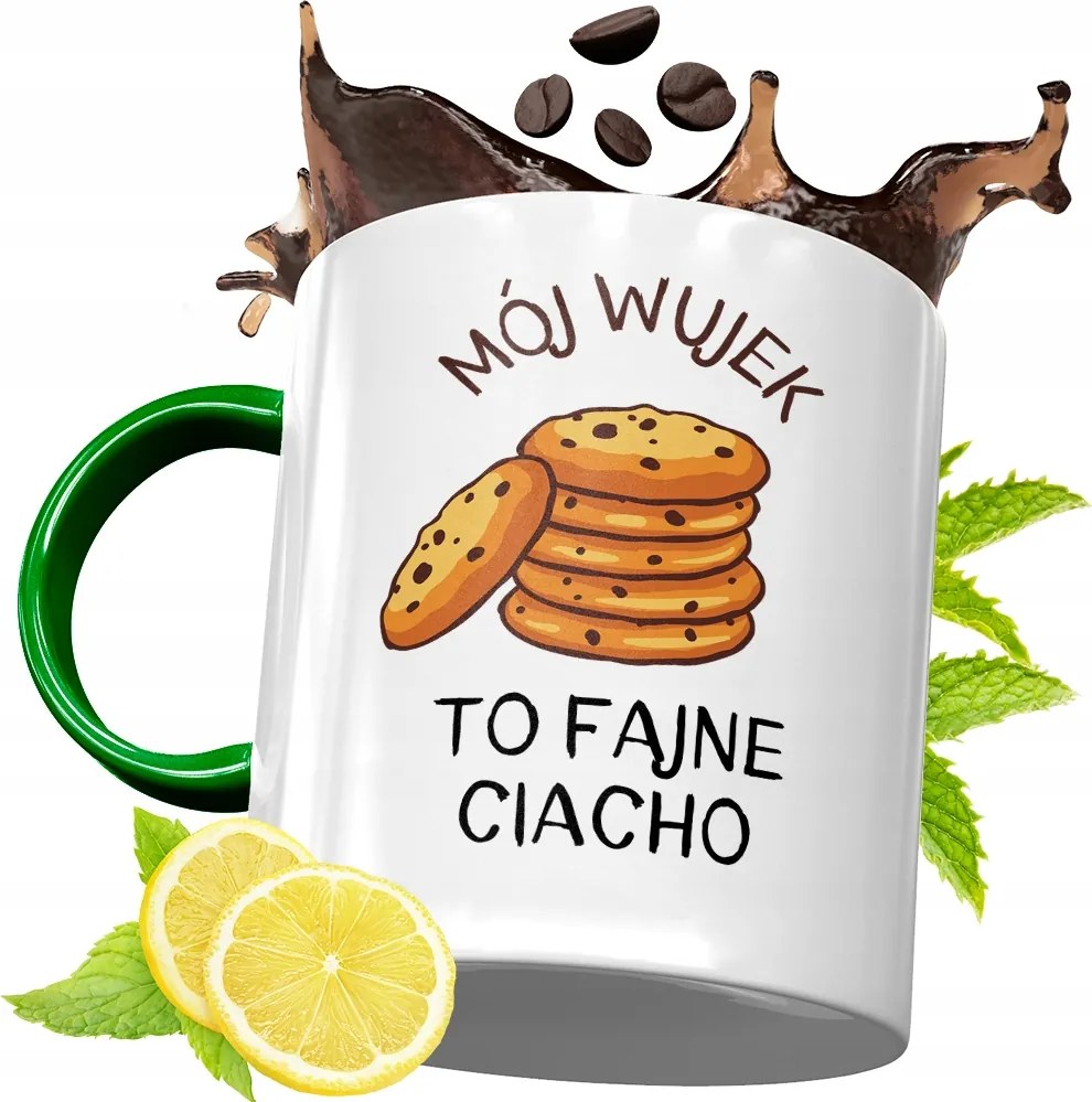 Zöld Bögre Nagybácsinak Tökéletes Ajándék fényképes nyomtatással