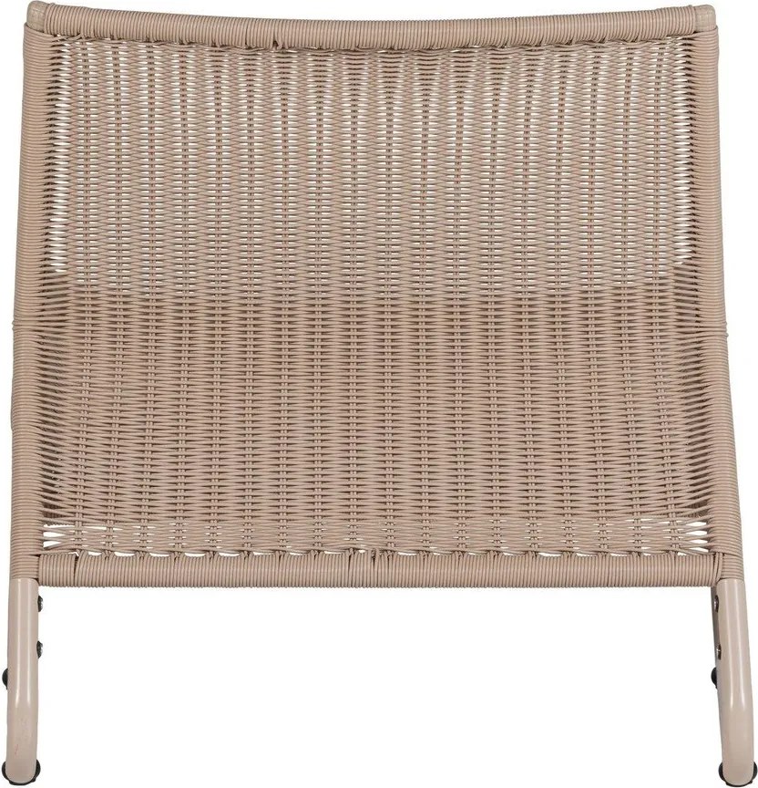 Bézs műrattan kerti fotel West – WOOOD