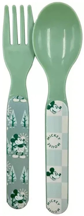 Disney Mickey Nature szendvicsdoboz + evőeszköz szett