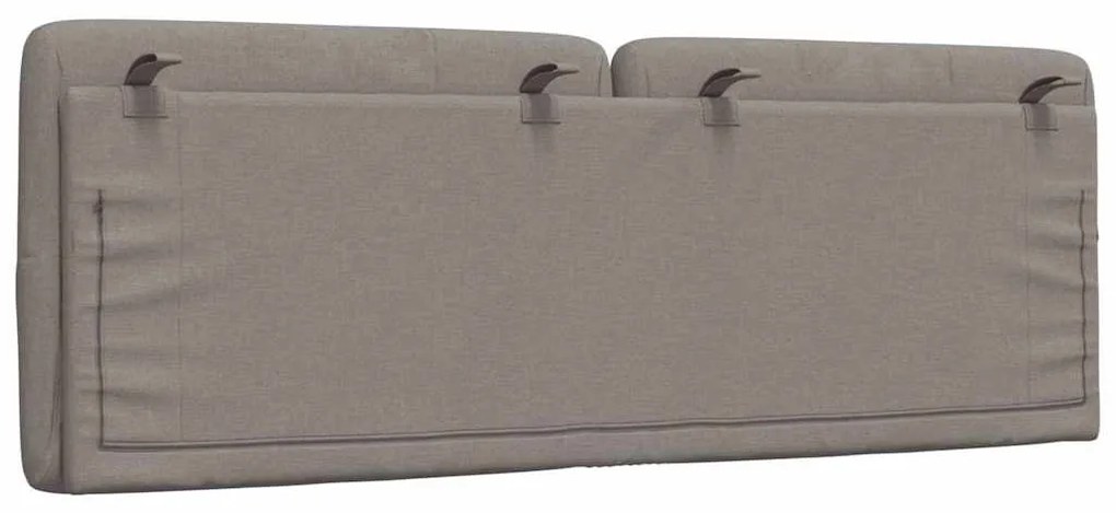 tópszínű szövet fejtámla párna 140 cm