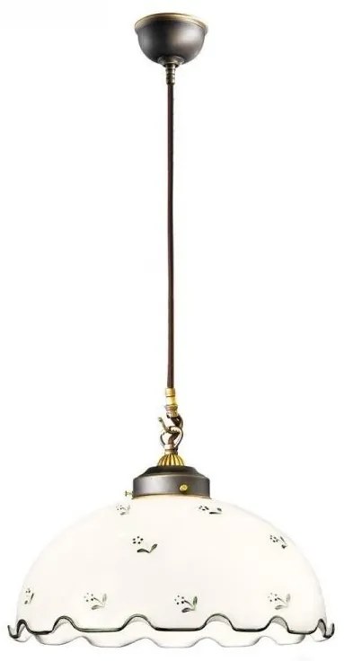 Kolarz 731.30.26 - Csillár zsinóron NONNA 1x E27/75W/230V zöld