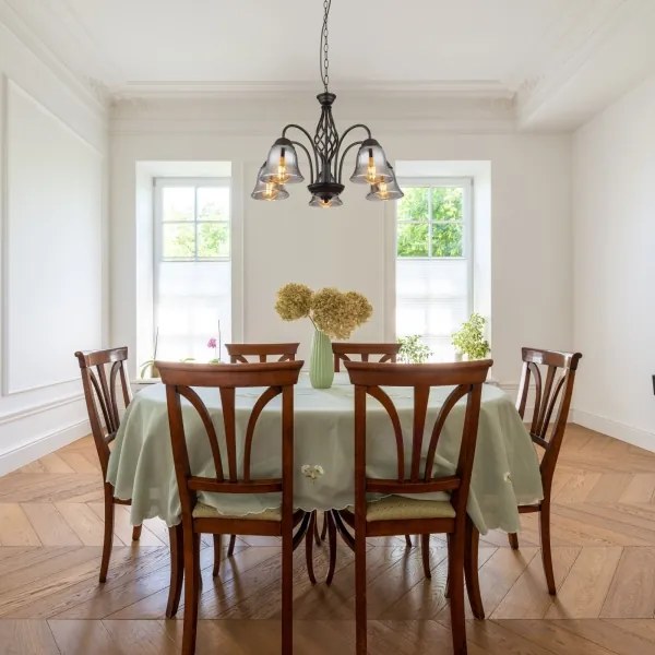 Globo 60298-5H - Csillár láncon GONNY 5xE27/60W/230V