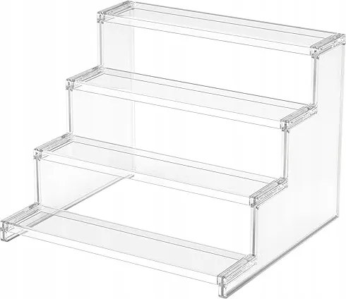 4 Szintes Átlátszó Muffin Állvány Display Polc