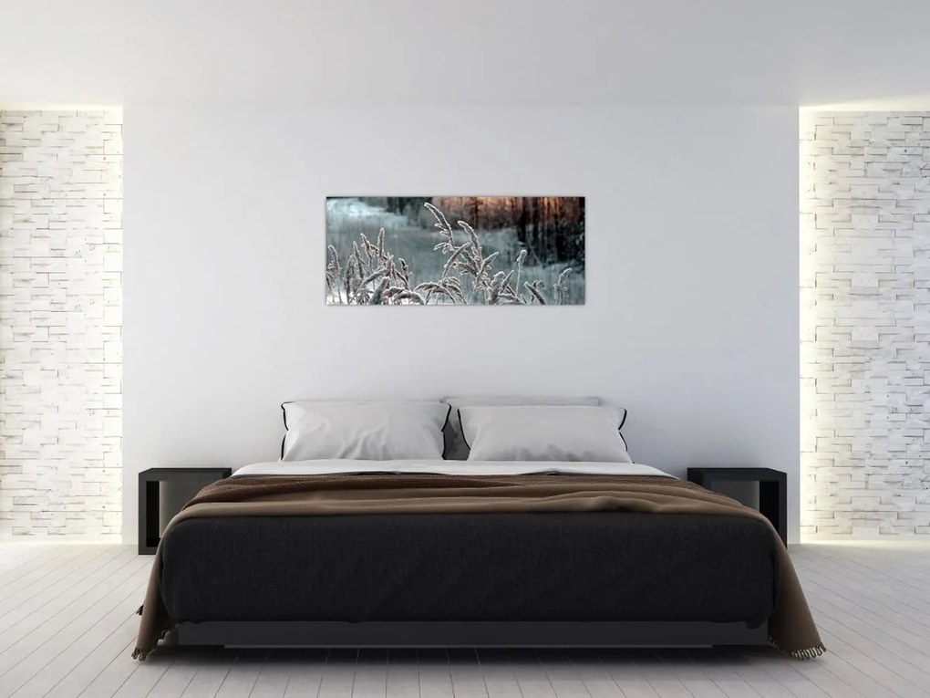 Kép - Fagyott rét (120x50 cm)