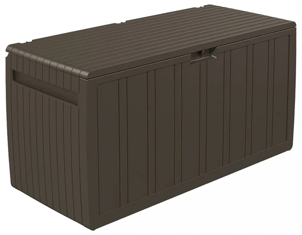 barna párnatároló láda 117 x 45,5 x 57,5 cm 270 L